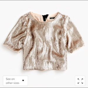 J. Crew cropped sequins